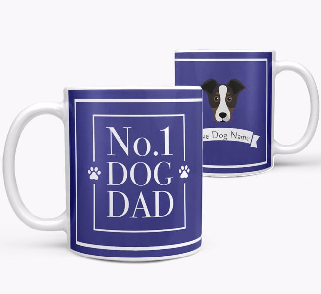 Personalised 'No.1 Dad' Mug from your {breedFullName}